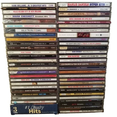 Rock Country Folk Southren Blues Western Pop Outlaw Patriotic CD Lot Of 56  - Image 1 of 4