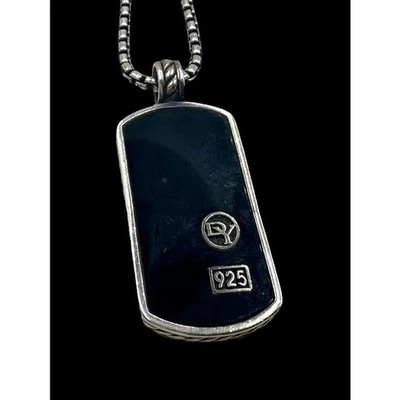 Etiqueta de ónix negro David Yurman Foto 1 de 4