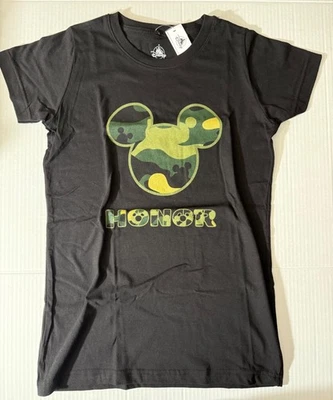 Камуфляжная военная футболка Disney Parks Mickey Mouse Honor Veterans Day XS - Изображение 1 из 4