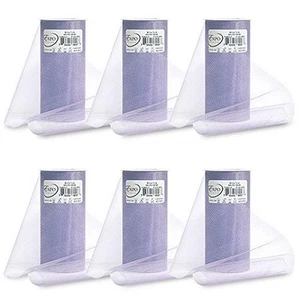 Pack of 6 Premium Shiny Spools of 6 Inch X 25 Yards | Lilac Tulle - Picture 1 of 6