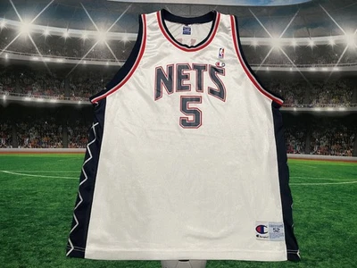 Camiseta de Colección Años 90 New Jersey Nets Jason Kidd #5 Campeón Talla 52 Usada Foto 1 de 4