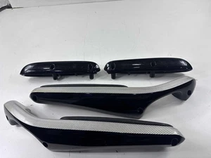 01-06 BMW E46 M3 OEM Front Door Armrest Front Rear Coupe Silver Carbon Fiber - Picture 1 of 12
