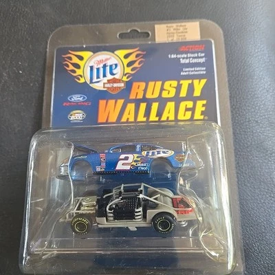 NASCAR Rusty Wallace #2 Miller Lite Harley Davidson 2000 Action 1/64 Diecast - Image 1 of 3
