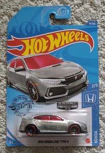 Hot Wheels ‘18 Honda Civic Type R ZAMAC 2020 Walmart Exclusive 1:64 - Picture 1 of 2