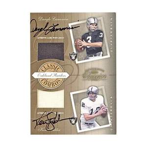 Daryle Lamonica & Ken Stabler 2001 Donruss Classic Combos Dual Autograph #26/100 - Bild 1 von 2