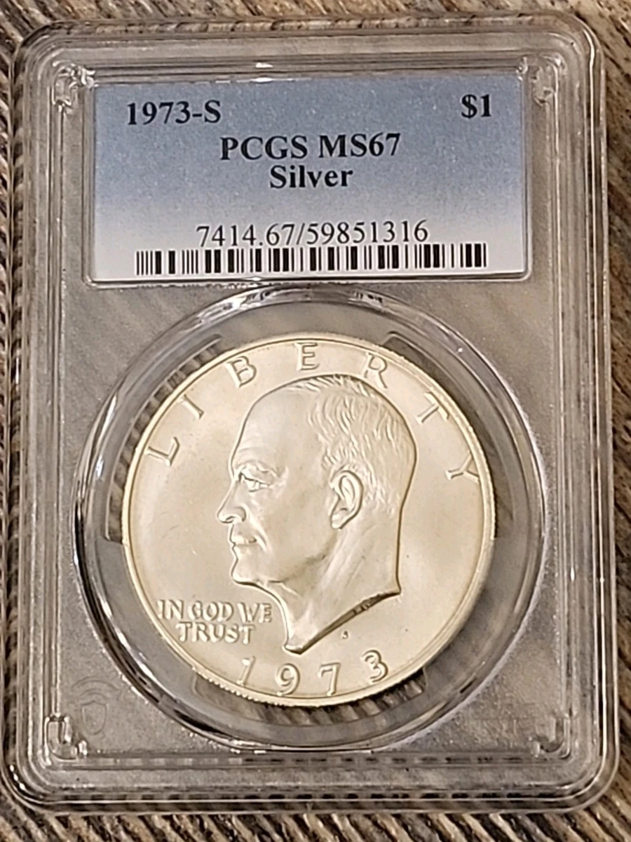 MS 67 Graded 1973 Eisenhower Dollars (1971-1978) for sale | eBay