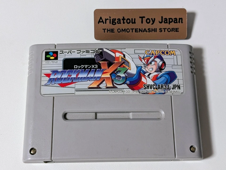 Nintendo Super Famicom Rockman x3 Megaman SFC Cartridge only Japan - Image 1 of 1