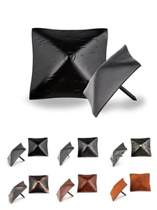 100 Stück Quadratische Pyramide Tür Clavos Dekorative Nägel 2" Rustikal Gehämmert Eisen - Bild 1 von 42