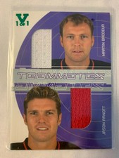 2001-02 In the Game Be A Player Signature Series Brodeur /Arnott Devils 1 of 1