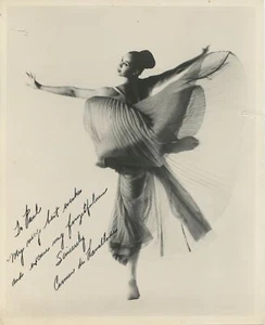 de Lavallade, Carmen. (b. 1931): Signed Photograph ALVIN AILEY - Picture 1 of 2