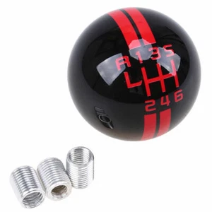 for ford Mustang GT500 6 Speed Manual Gear Shift Knob Shifter Black Round Ball ` - Picture 1 of 9