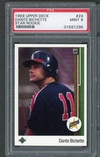1989 Upper Deck Star Rookie Dante Bichette #24 PSA 9 Mint Angels