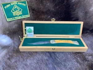 PUMA 1979 "BIG AFRICAN FIVE" Rhino Knife Mint In Presentation Wood Box SN 228 - Picture 1 of 19