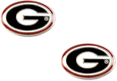 GEORGIA BULLDOGS POST STUD EARRINGS Cover