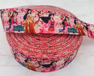 New 1.5 Metre Disney Mulan Grosgrain Ribbon Designer Cakes Bow Dummy 2 Yards - Picture 1 of 2