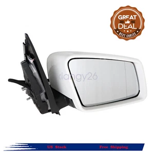 White Right Passenger Side Mirror For Mercedes-Benz GLK350 2010-2015 3.5L - Picture 1 of 12