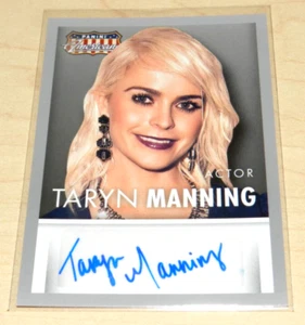 TARYN MANNING 2015 PANINI AMERICANA TARJETA AUTOGRAFIADA ACTOR NARANJA NUEVO NEGRO 8M - Imagen 1 de 3