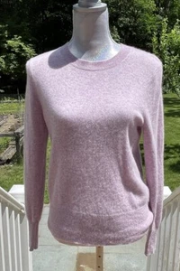 J. Suéter Suéter Crew Lila Púrpura The Good Cashmere Estándar Suave Talla Pequeña - Imagen 1 de 10