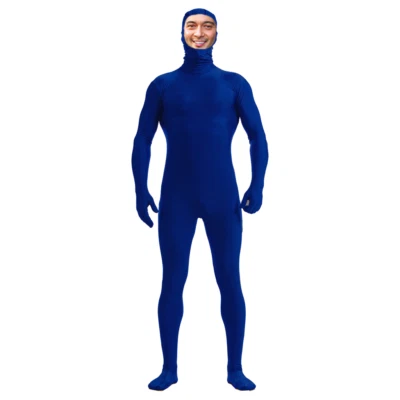 Traje DH Zentai Hombre Spandex Halloween Cuerpo Completo Disfraz (cara expuesta) Foto 1 de 4