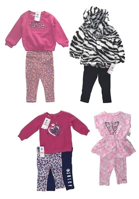 JUICY COUTURE Baby/Tod. Girls 2-Piece Legging Sets w/Top or Sweatshirt; 12M-4T - Image 1 of 2