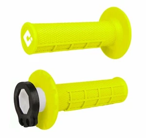 ODI Lock-on V2 Half Waffle MX Grips -ALL COLORS- Made in USA (2 & 4-STROKE) - Picture 1 of 11