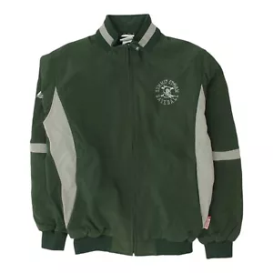 Summit Storm Baseball Jacket | Vintage 90s Mens Green Majestic Tracksuit Sports - Picture 1 of 3