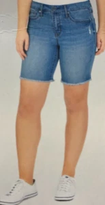 Seven 7 Sunset Bermuda Short's Fray Hem size 8 color Resist MSRP $ 59.00 - Picture 1 of 6