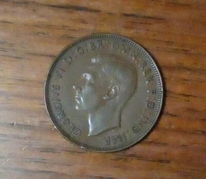 Canguro George VI de un centavo de Australia 1939 - Imagen 1 de 2