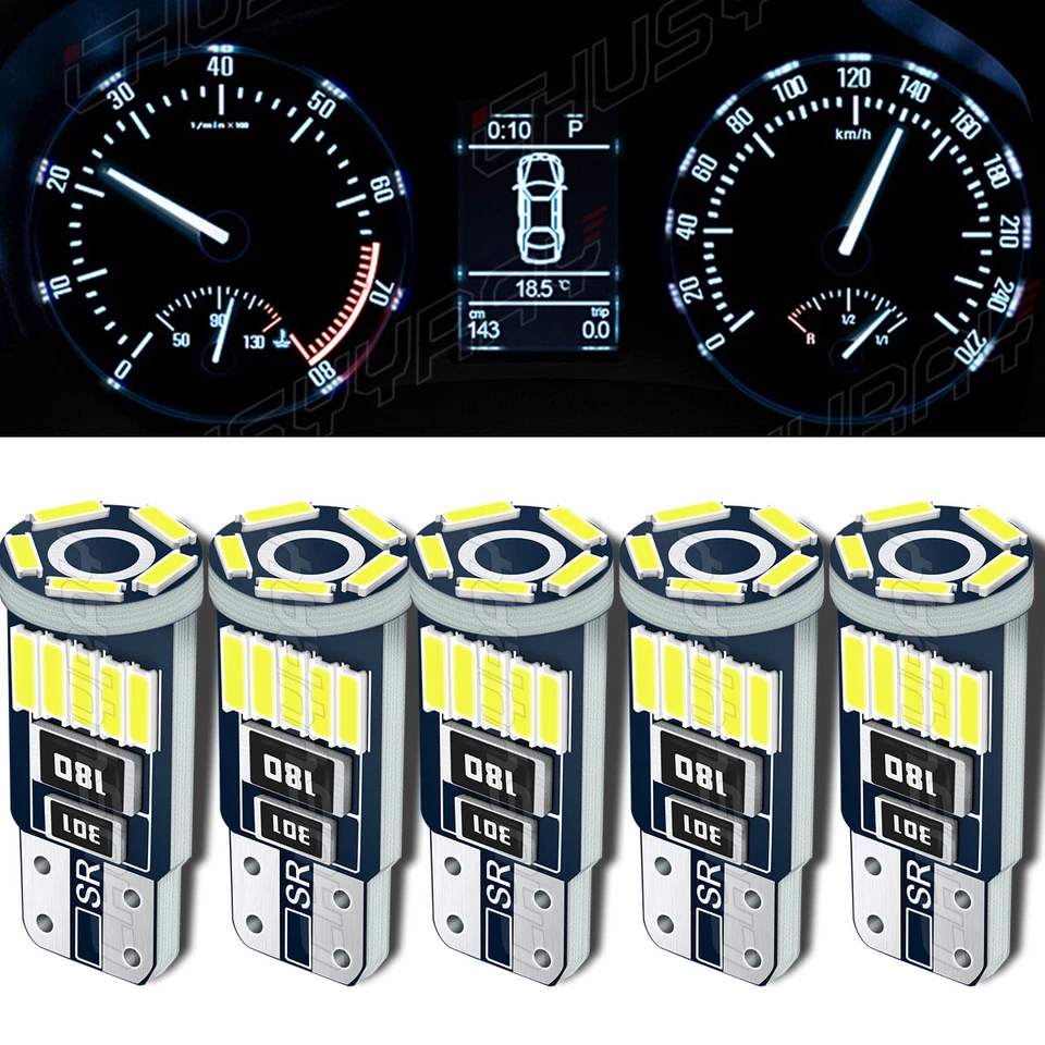 Cuadro de manómetros LED bombillas blanco frío para Mercedes Benz 77 85 W123 Foto 1 de 4