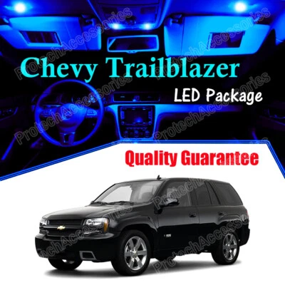 Blue Interior LED Lights Package for 2002 - 2009 Chevrolet Chevy Trailblazer - Image 1 of 4