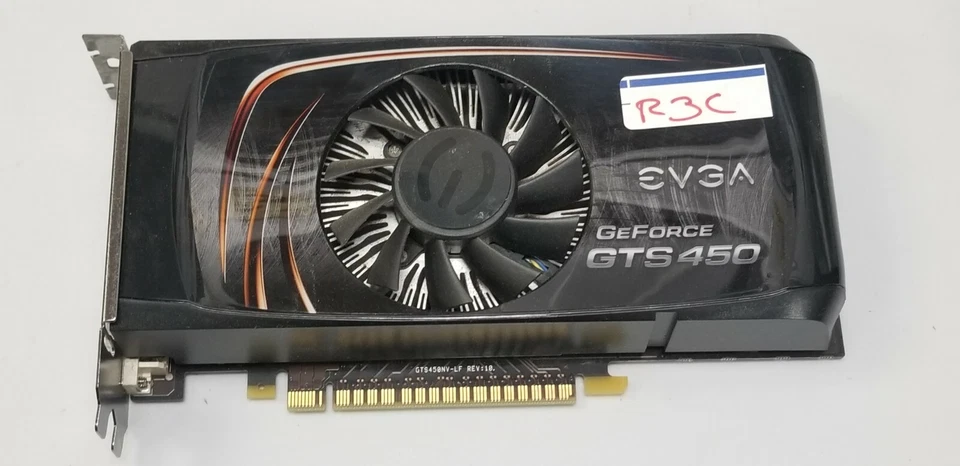 EVGA Nvidia GeForce GTS 450 1GB DDR5 Gaming Video Card dual DVI, HDMI PCI-e #R3C - Image 1 of 4