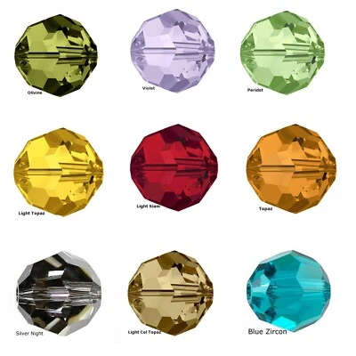 Swarovski  5000 6mm Crystal Beads - Packs of 10 - image 1 of 4