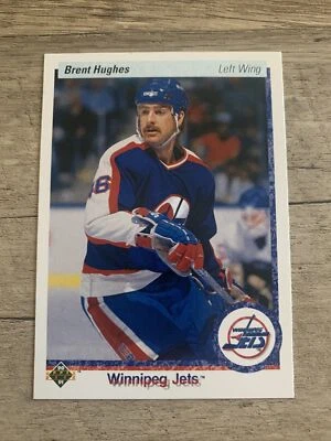 1990-91 Upper Deck Hockey #333 Brent Hughes RC - Image 1 of 2