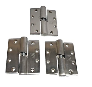 Box of 3 PBB LE51 5" X 4.5" 630 US32D RH Cam Lift Heavy Weight Hinge + Screws - Picture 1 of 3