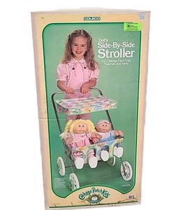 Vintage Cabbage Patch Kids Doll's Side-By-Side Stroller Coleco - NEW-Sealed Box - Picture 1 of 7