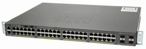 Katalizator Cisco WS-C2960X-48LPS-L 2960X 48 portów 10/100/1000 PoE 4 SFP - Zdjęcie 1 z 2