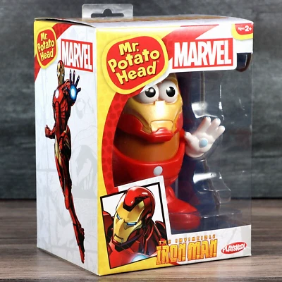 Marvel Mr. Figura Cabeza de Patata Invincible Iron Man Hasbro Playskool 2013 Sellada Foto 1 de 4