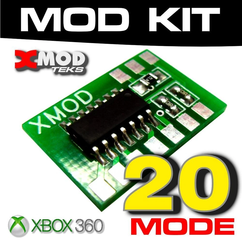XMOD Rapid Fire MOD KIT XBOX 360 Controller one -COD - PRO  JITTER CHIP 20 MODES - Image 1 of 4