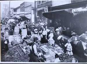 MAXWELL STREET MARKET CHICAGO HISTORICAL SOCIETY PHOTO GREETING CARD HTF 2003 LN - Picture 1 of 2