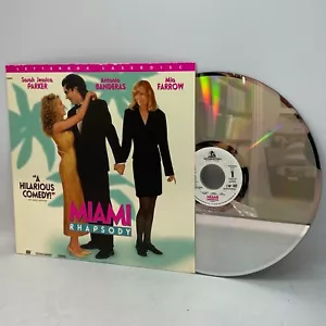 Miami Rhapsody Laserdisc Movie OG US 1995 Edition VG+/VG+ Sarah Jessica Parker - Picture 1 of 2