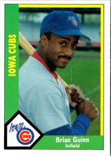 1990 CMC Iowa Cubs Brian Guinn #12 Iowa Cubs Baseball Card