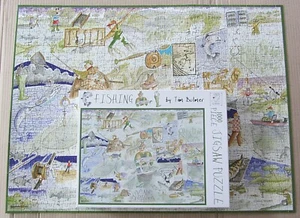Fishing By Tim Bulmer 1000 Piece Jigsaw Puzzle For Adults Size 66cm X 50cm - Picture 1 of 5