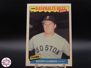 1986 Fleer Baseball's Best #7 Roger Clemens NM - Picture 1 of 2