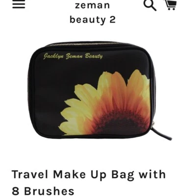 Makeup Brushes In Makeup Bag - Image 1 of 3