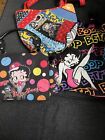 3 Vintage Betty Boop Bags 1 Purse And 2 Totes.