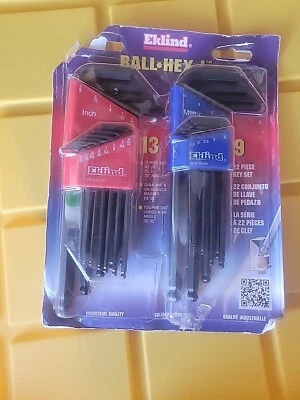 Eklind Ball-Hex L-Key Combo - Black, Set of 22 (13222) - Image 1 of 2