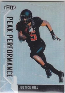 JUSTICE HILL 2019 SAGE Premier Draft PEAK PERFORMANCE INSERT Oklahoma State - Picture 1 of 1