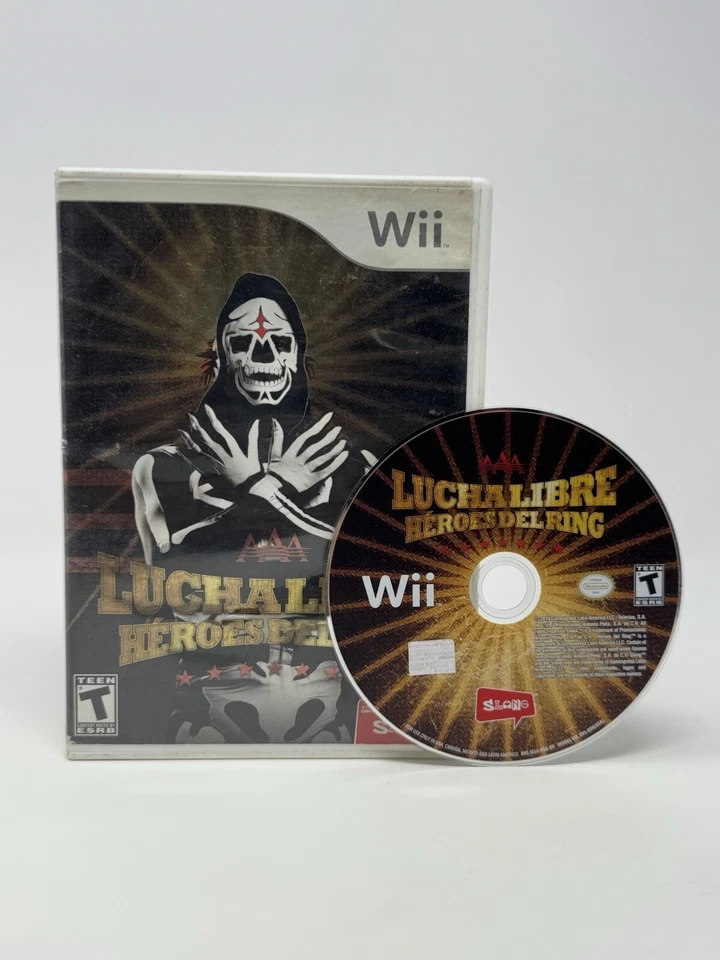 Lucha Libre: Heroes del Ring Mexico (No Scratches) for  Nintendo Wii *Tested* - Image 1 of 4