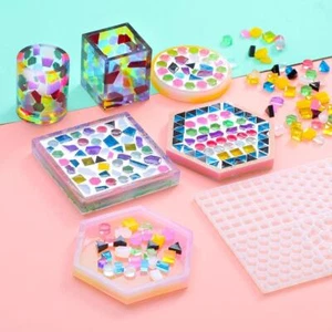 Moldes de resina mosaico -silicona -moldes de resina epoxi para esteras de tazas, organizador P. - Imagen 1 de 12