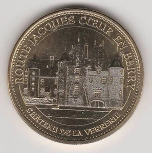 A 2013 TOKEN MEDAILLE MONNAIE DE PARIS -- 18.000 N°7 BERRY CHÂTEAU LA VERRERIE  - Bild 1 von 2